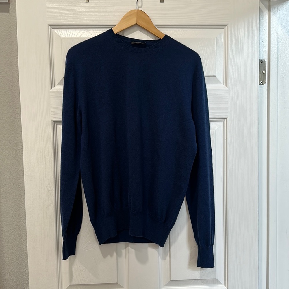 Manrico Cashmere Blue Sweater